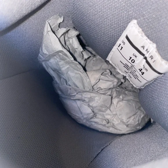 AMIRI Monochrome Men's Sneakers - Picture 11 of 12